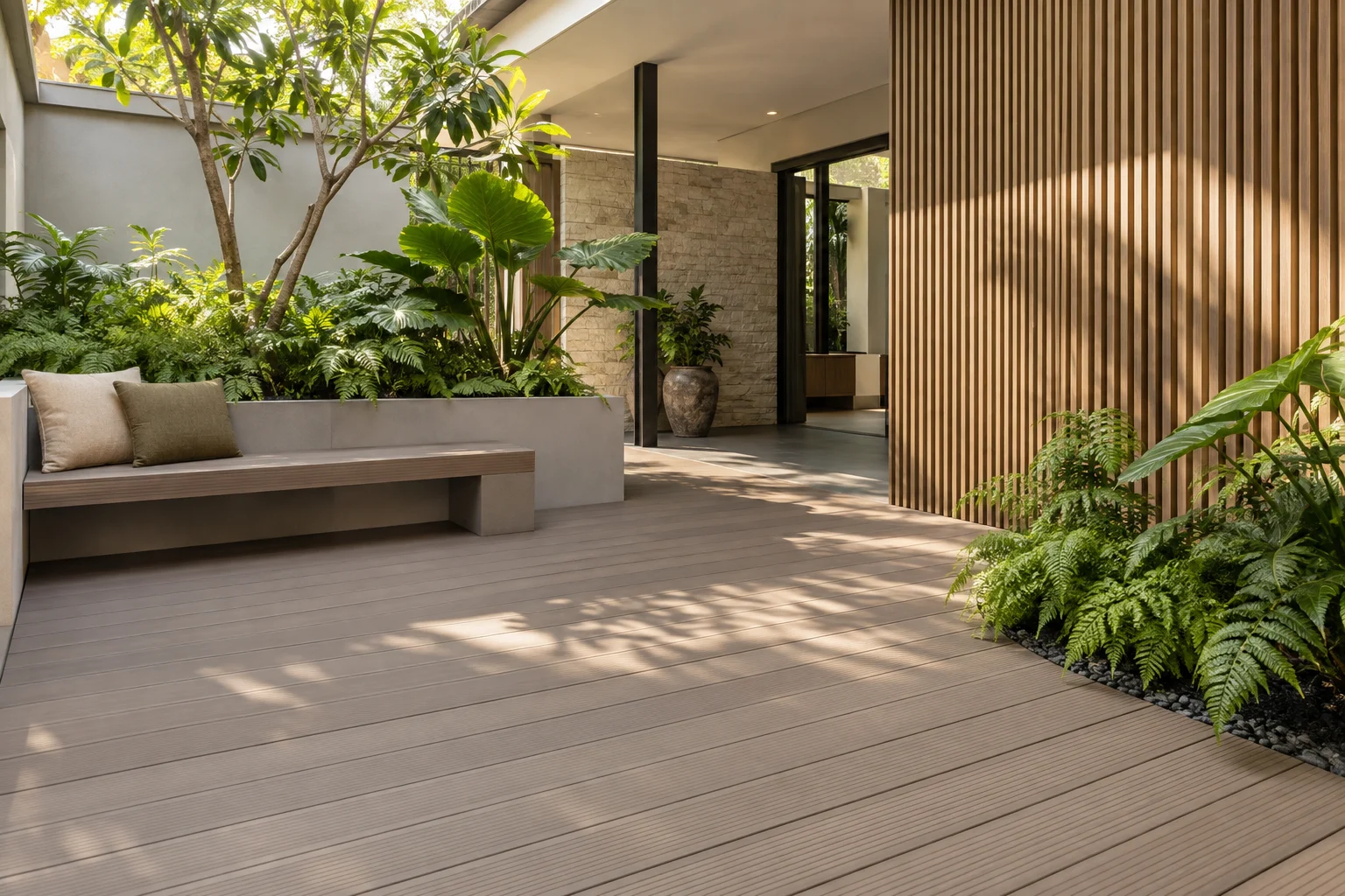 Exterior details & decking
